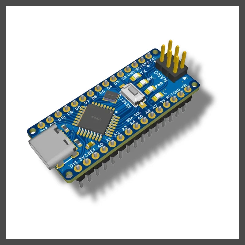 Arduino Nano 3.0 Compatible Development Board -Type-C-ATmega328PB MCU, CH340C Driver, High-Quality Replacement Model ! N00010
