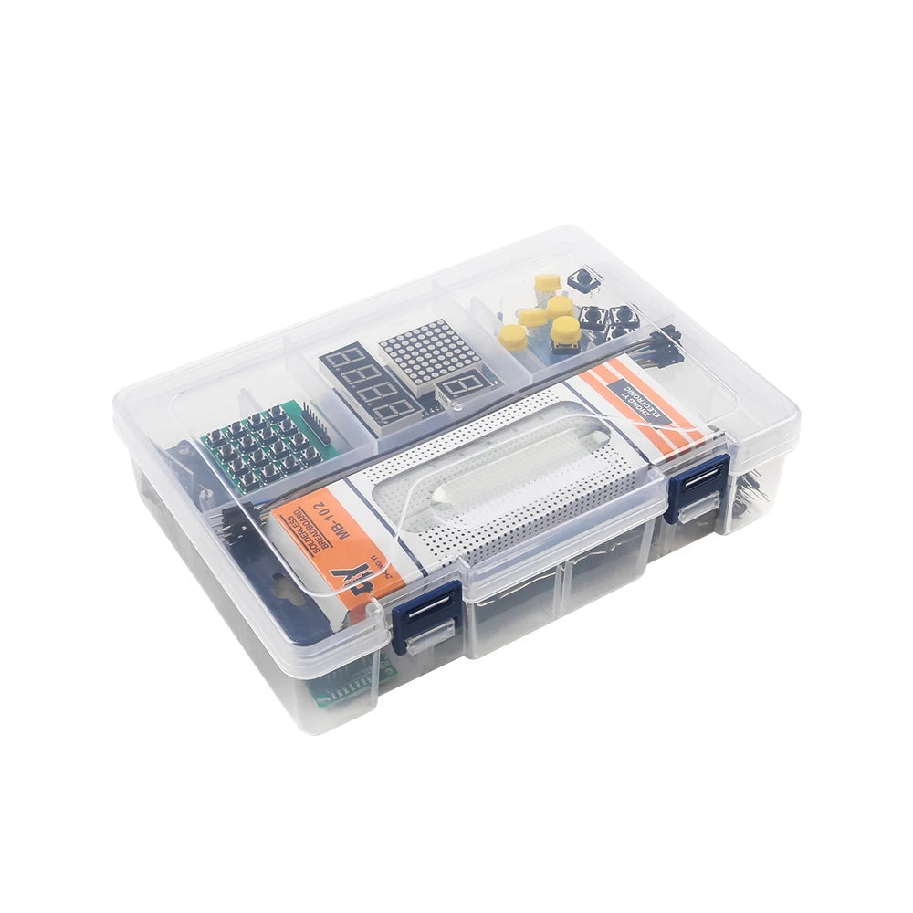 Complete Starter Kit Programming Learning Kit + 40 Projects for Arduino UNO R3 Starter Kit + Online Tutorial DIY Electronic Kit
