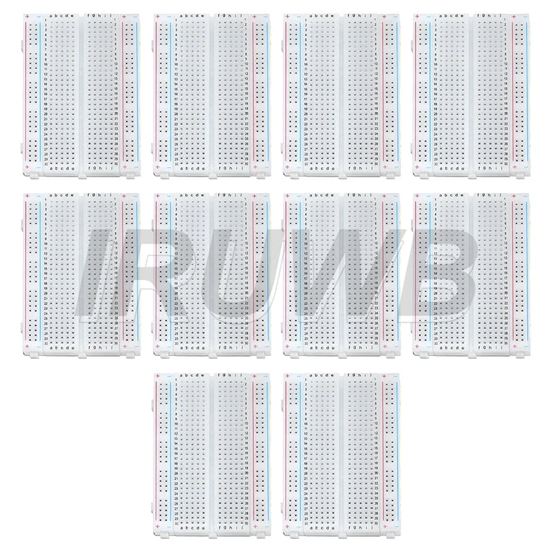400 Tie Points Solderless PCB Breadboard Mini Universal Test Protoboard DIY Bread Board for Bus Test Circuit Board