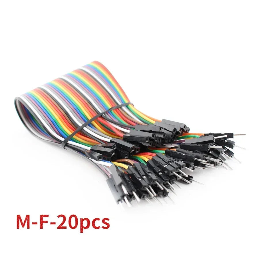 20Pin 30cm Jumper Wire Dupont Line Male To Male/Female To Male / Female To Female Dupont Cable Assorted Kit for Arduino