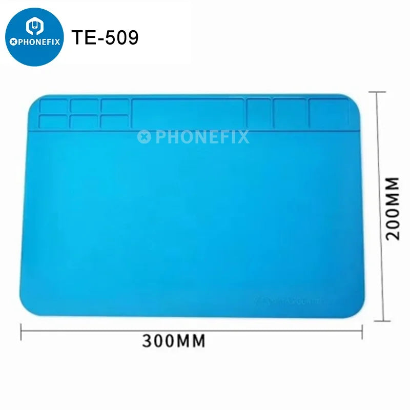 Anti-static ESD Soldering Silicone Mat Heat-Resistant Work Pad For Hot Air Gun Soldering Station Repair Desoldering Platform